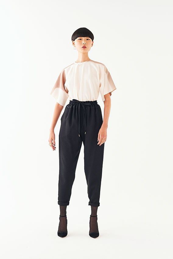 Goto Asato Happiness 19 Happiness T-shirt Black Slim Trousers