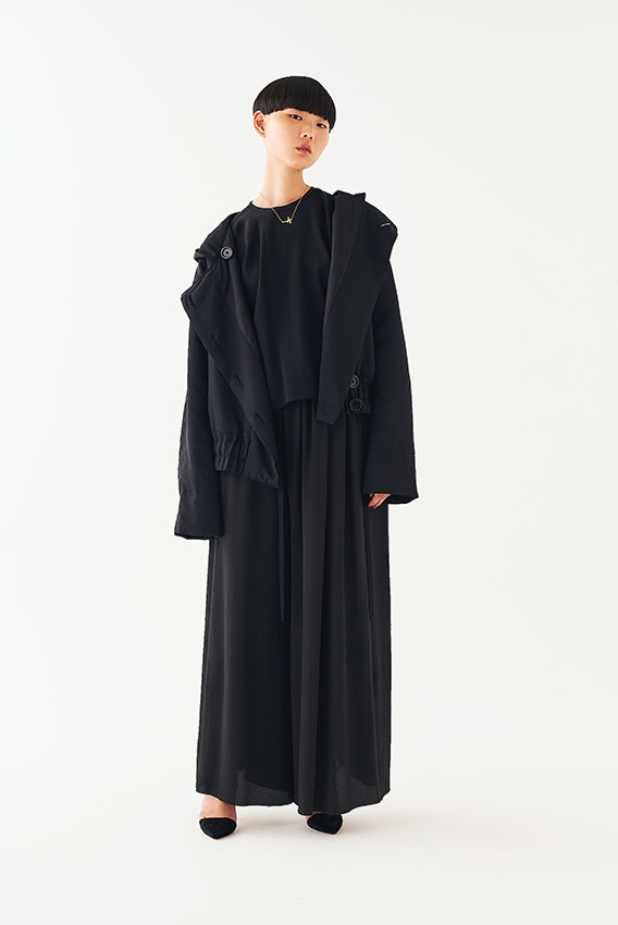 Goto Asato Happiness 19 Black T-shirt Black Quilted Jacket Maximum Trousers